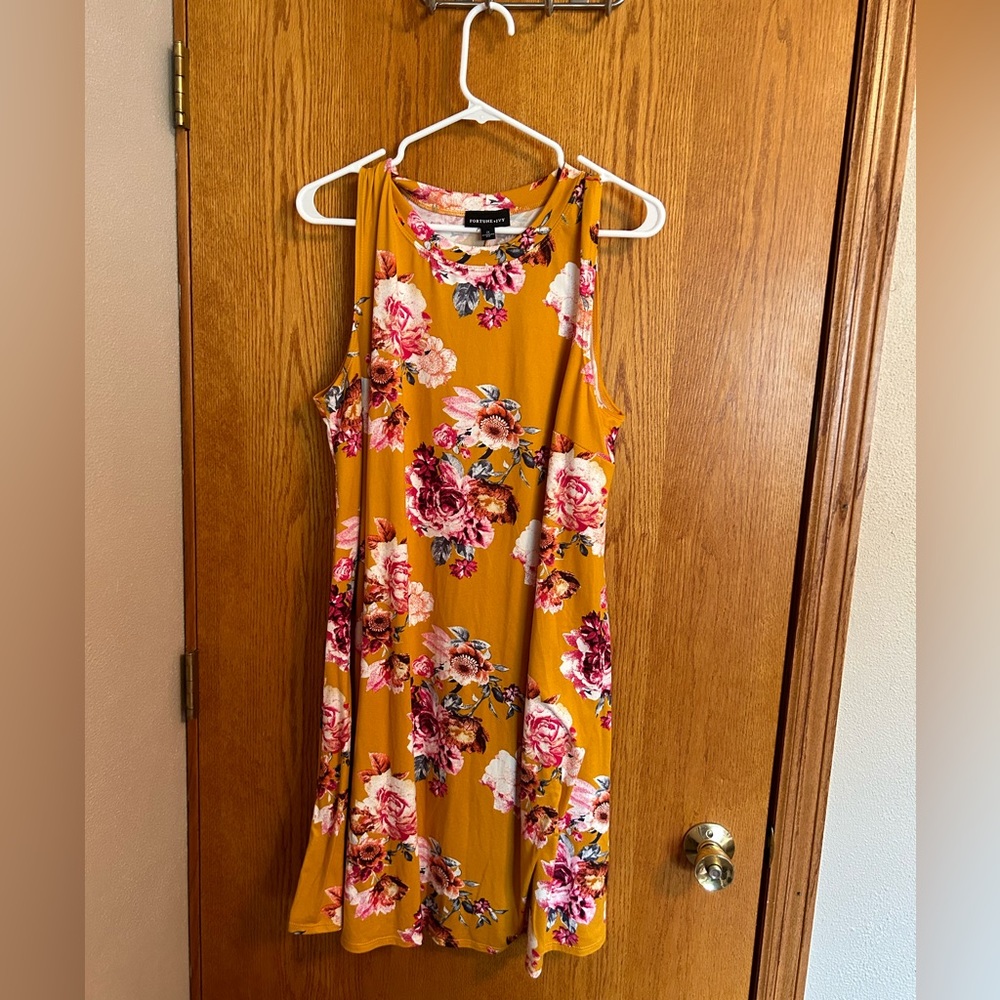 Fortune + Ivy Floral Mini Dress